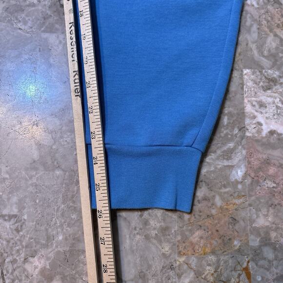 Nike Tech Fleece Sweatpants Mens Medium Blue Colorblock Lounge Essentials CU4495 - Picture 10 of 11